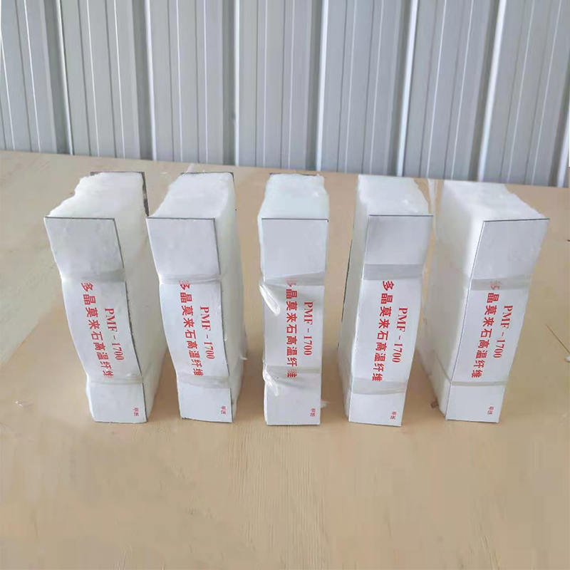 Polikristályos mullitszálas furnérblokk