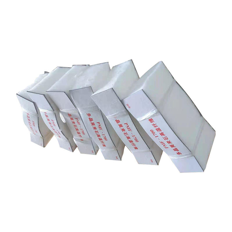 Polikristályos mullitszálas furnérblokk